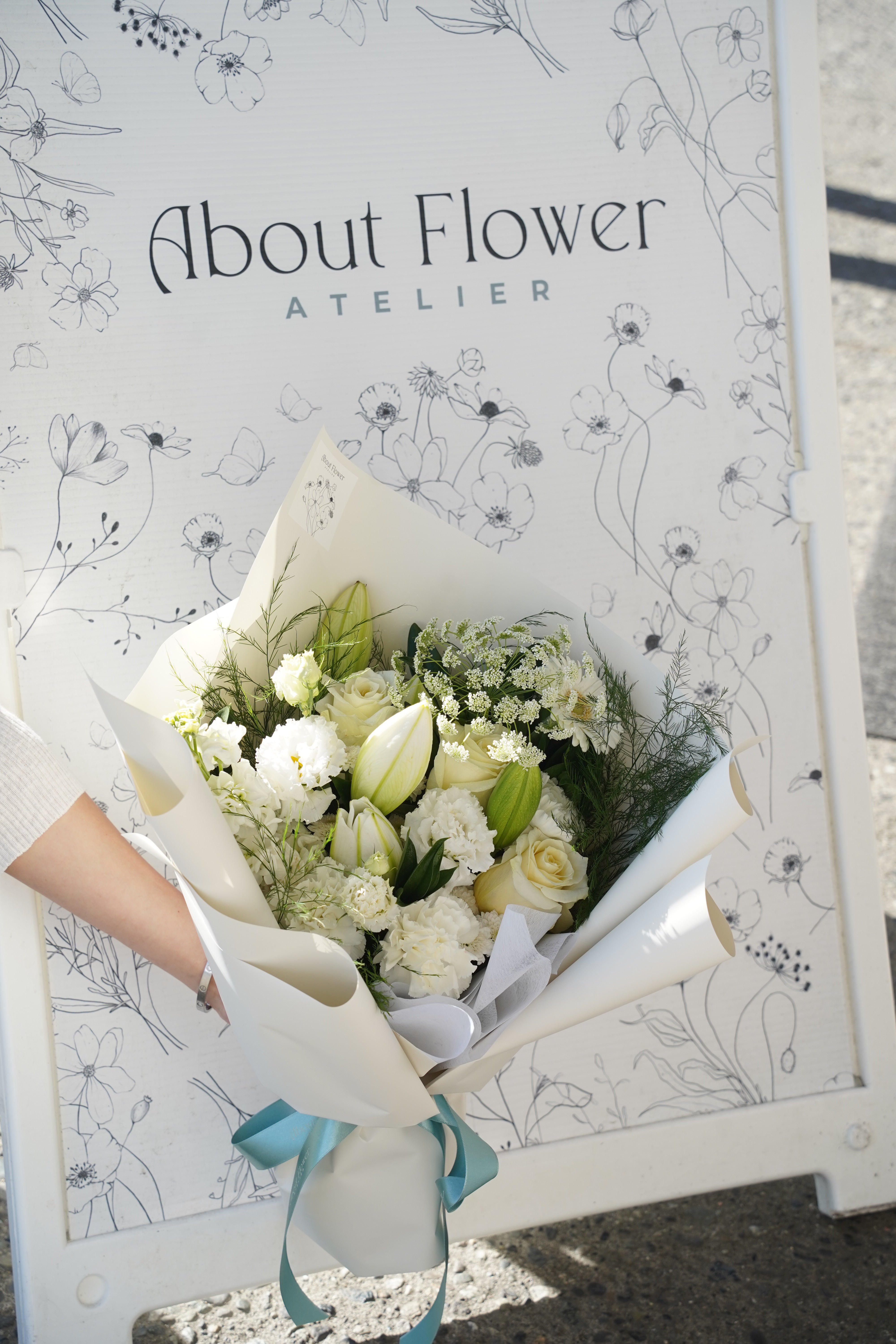 AF-007 Pure Garden Bouquet – About Flower atelier
