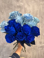 AF- UBC Blue & Yellow Rose Bouquet💛💙