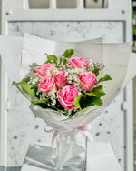 AF-014 Blush Pink Rose Bouquet