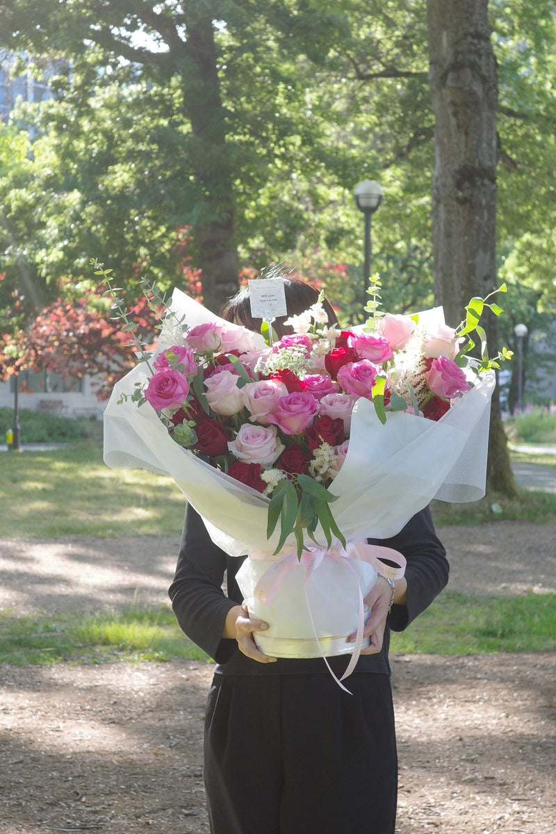Ufa Proposal Roses AF-100 Proposal Roses Box-Special – About Flower atelier