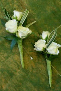 HC-062 White Boutonniere